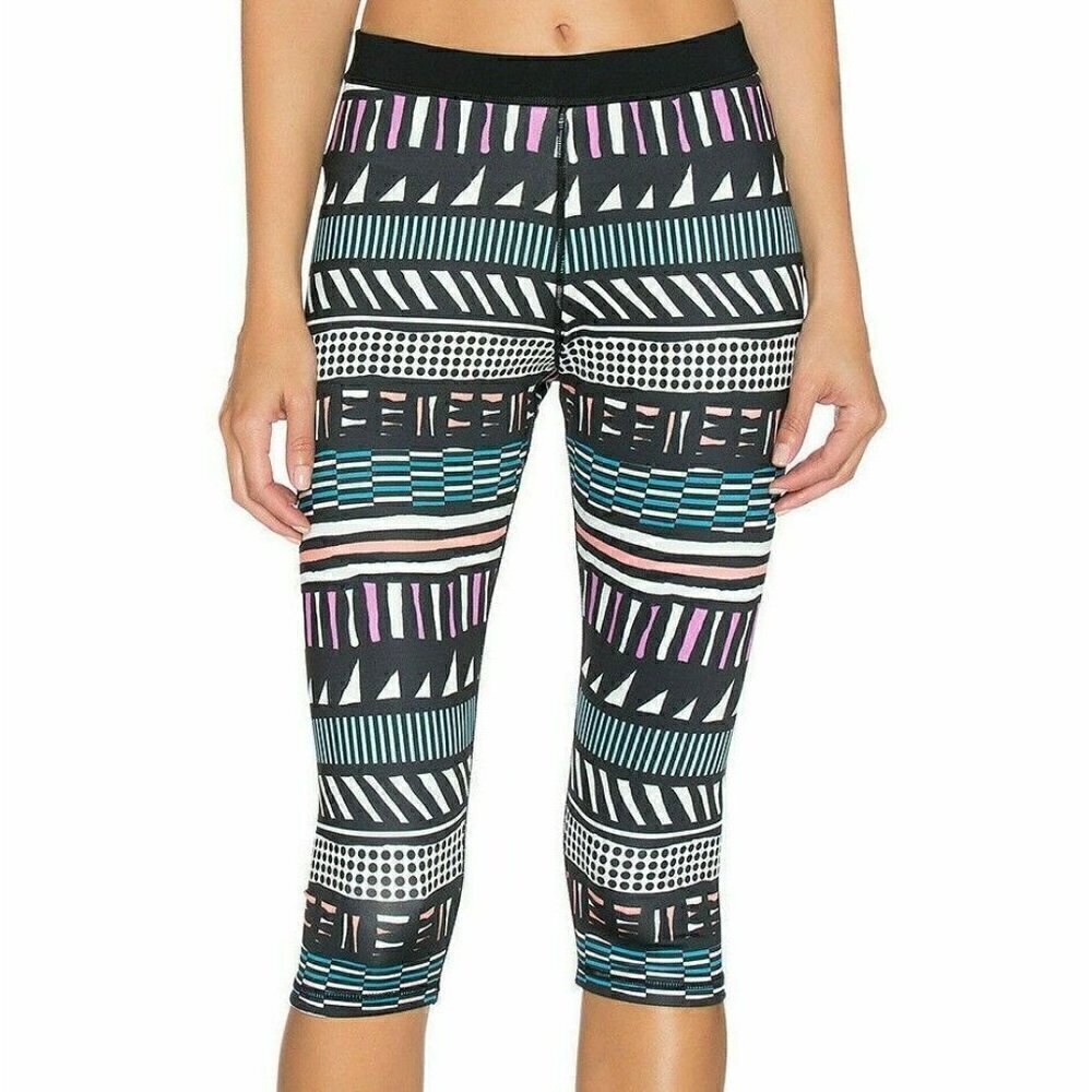 MinkPink Personal Best Crop Legging Stretch Active Pants Size L